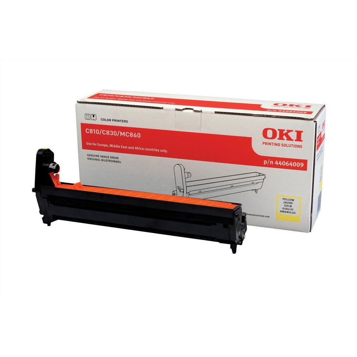 OKI C810/C801/C821/851 Gulur Drum 20K