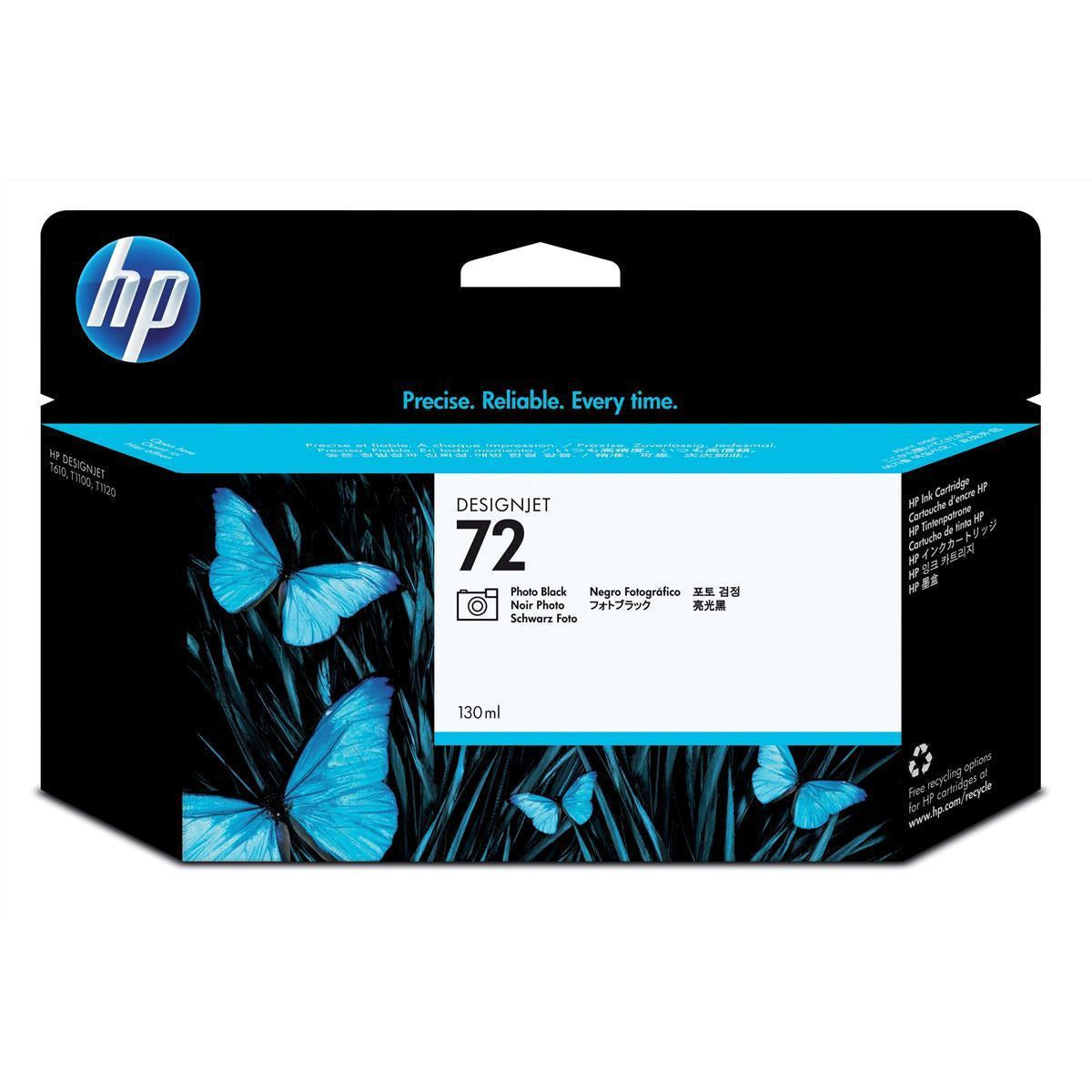 HP C9370A No72 Photo svart blekhylki 130ml