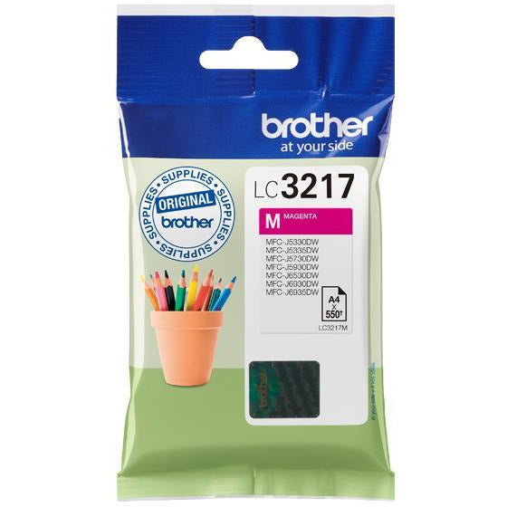 Brother LC3217 rautt blekhylki 550Pgs