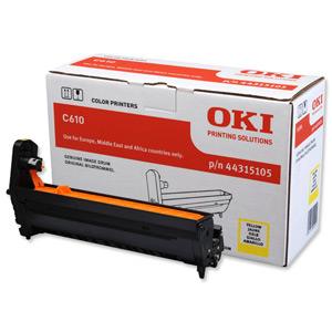 OKI C610 Gulur Drum