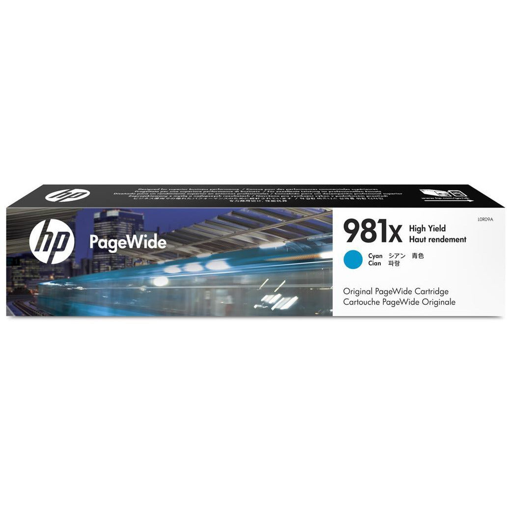 HP L0R09A 981X blátt blekhylki XL