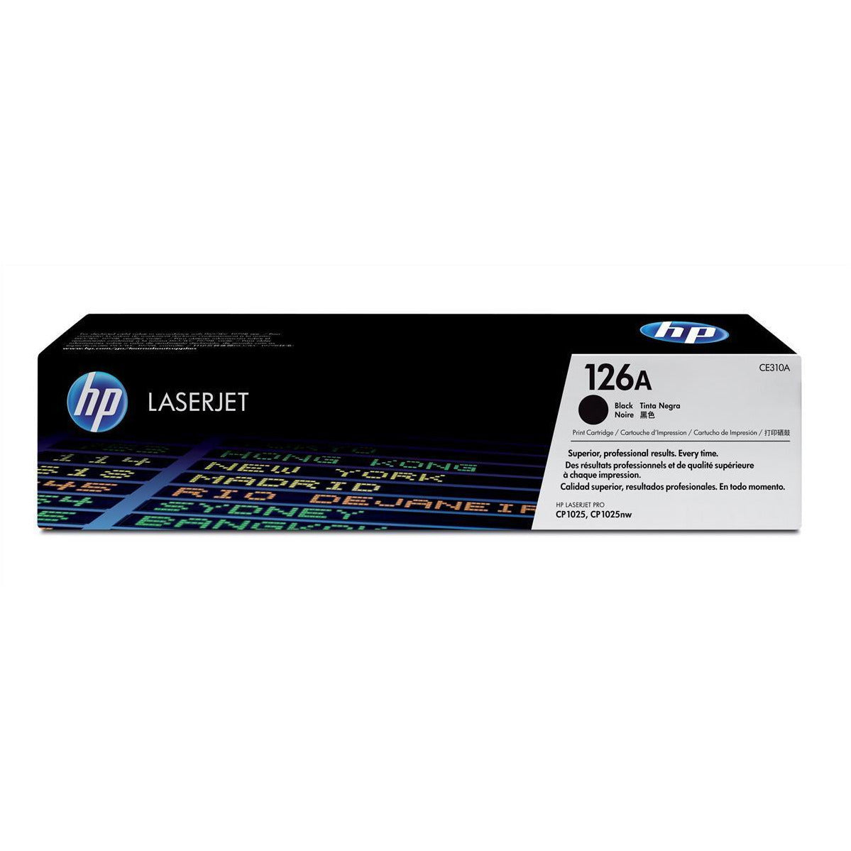 HP 126A (prentar:  1,200 síður) svart dufthylki