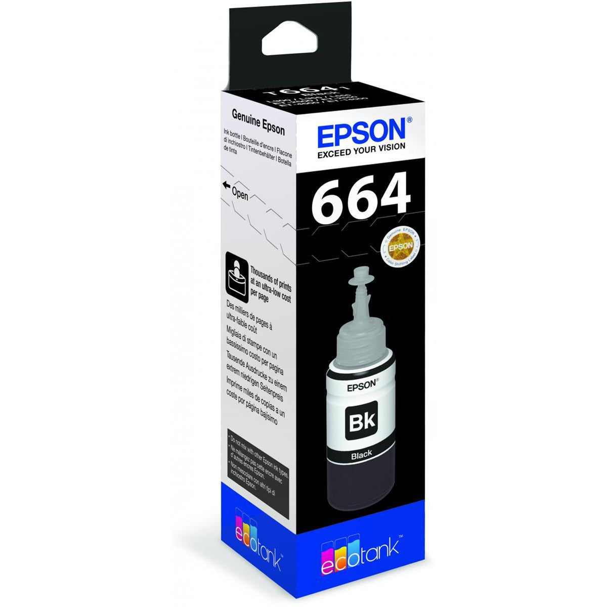 Epson C13T664140 664 svart Ink 70ml