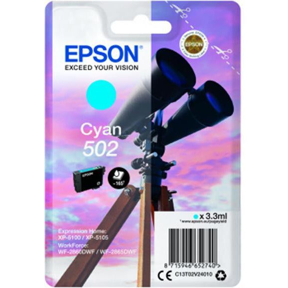 Epson C13T02V24010 502 blátt Ink 3ml