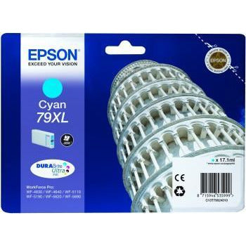 Epson Tower of Pisa 79XL (Prentar: 2,000 síður) XL DURABrite blátt blekhylki