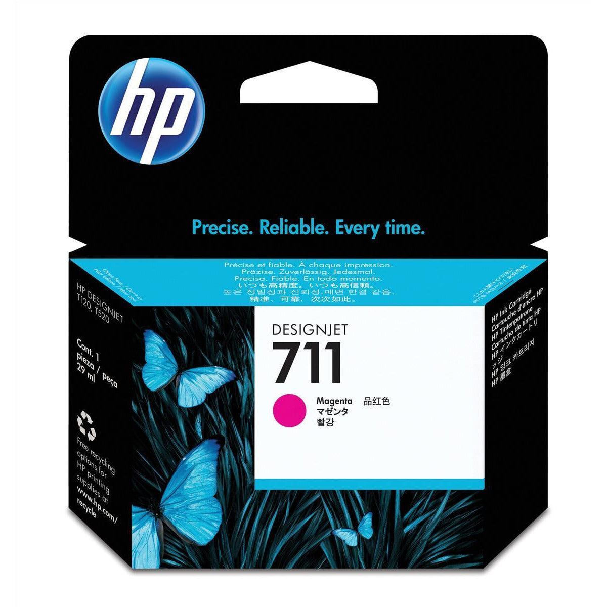 HP 711 (Volume: 29ml) rautt blekhylki