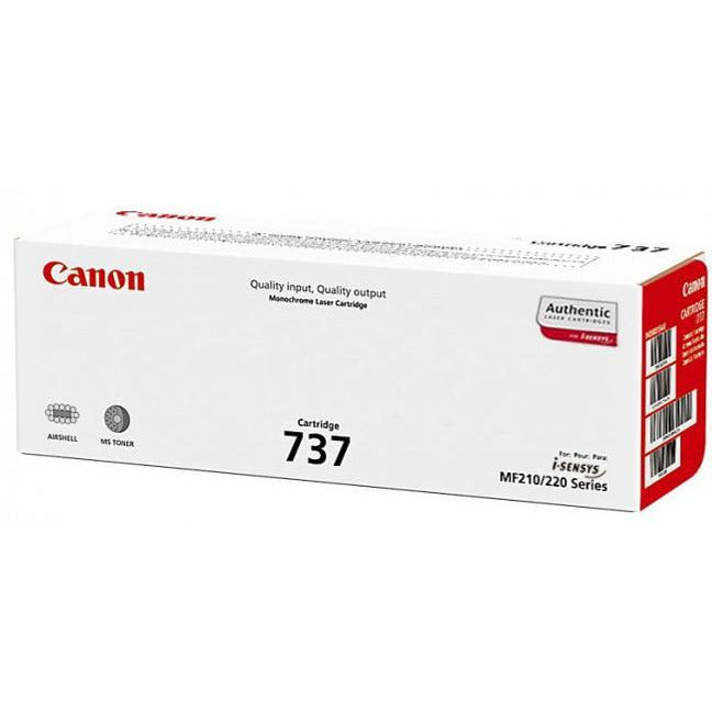 Canon CRG-737 (prentar:  2,400 síður) svart dufthylki