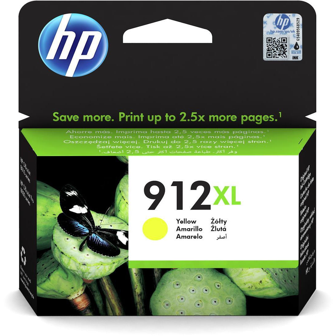 HP 3YL83AE 912XL YELLOW INK 825 PAGES