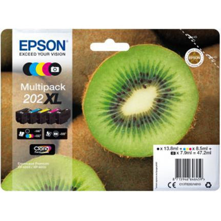 Epson Claria Premium 202XL (47.2ml) pakki 5 lita blekhylkis