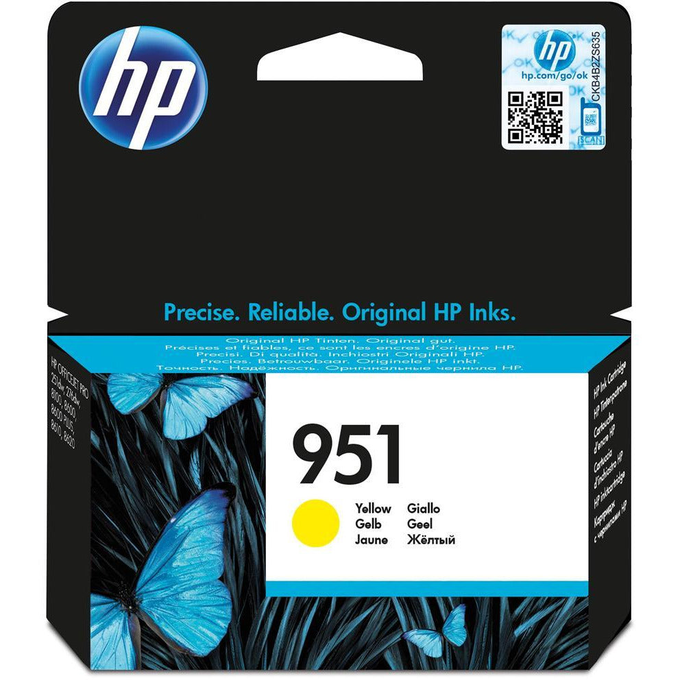 HP CN052AE 951 YELLOW INK CART 700 PAGE