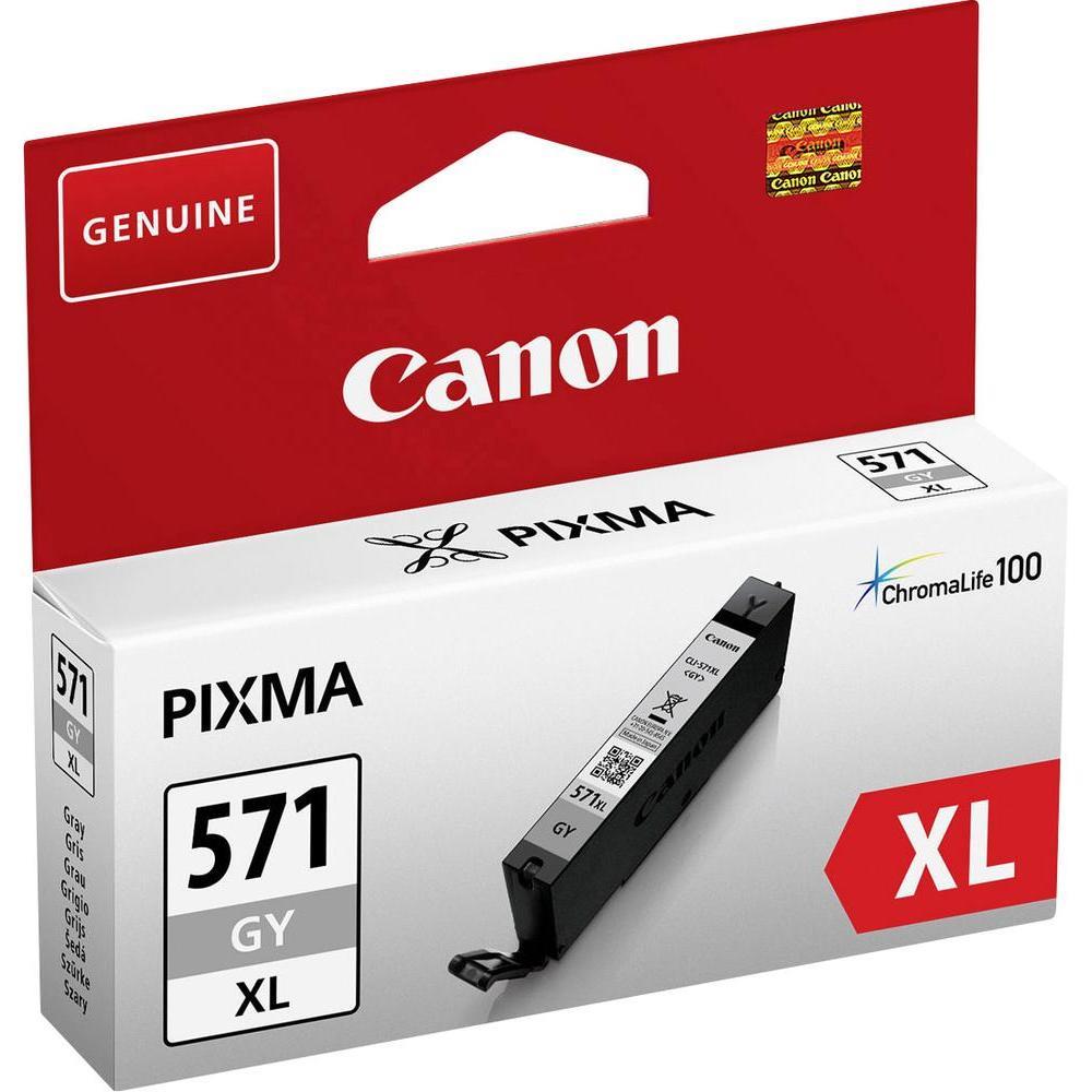 Canon CLI-571GYXL (Prentar: 289 síður) XL Grey blekhylki