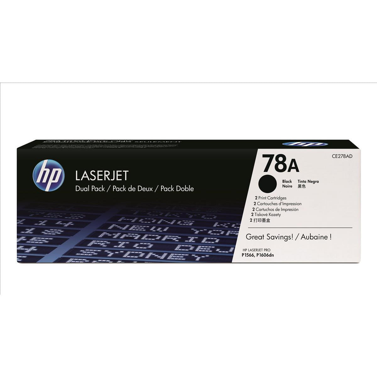 HP CE278AD dufthylki No 78 P1606 Twin Pack