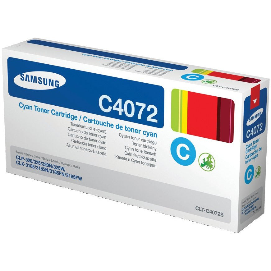 Samsung C4072S blátt dufthylki fyrir CLP-320/CLP-325/CLX-3185 Series Printers (prentar 1000 síður)