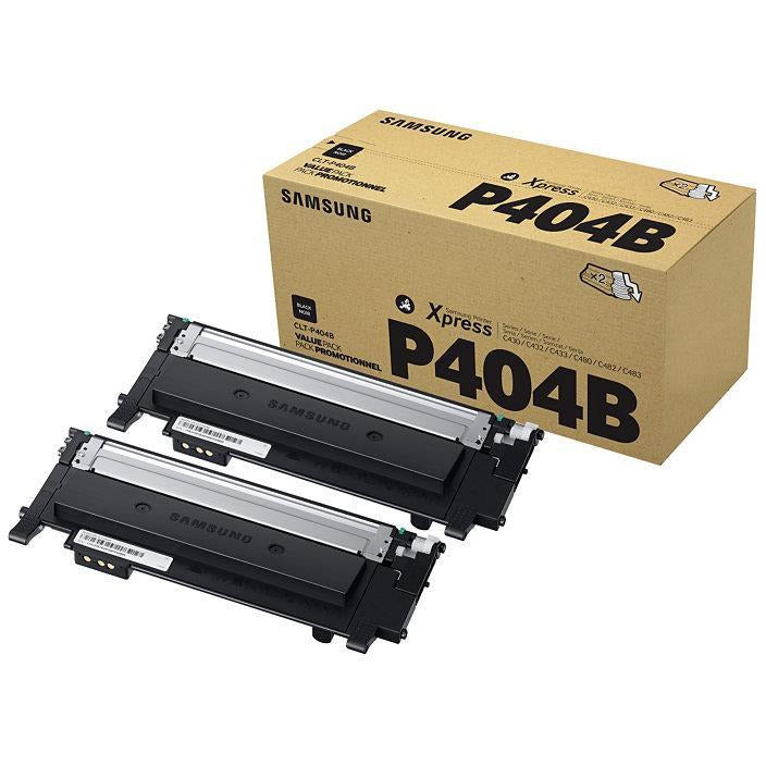 Samsung CLT P404B svart dufthylki 2x 1.5K Twinpack