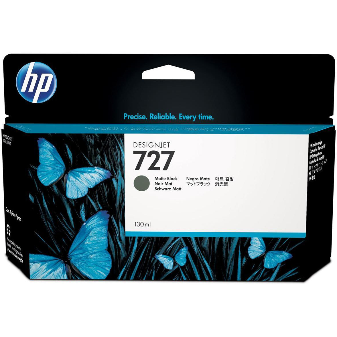 HP B3P22A 727 MATTE BLACK INK 130 ML