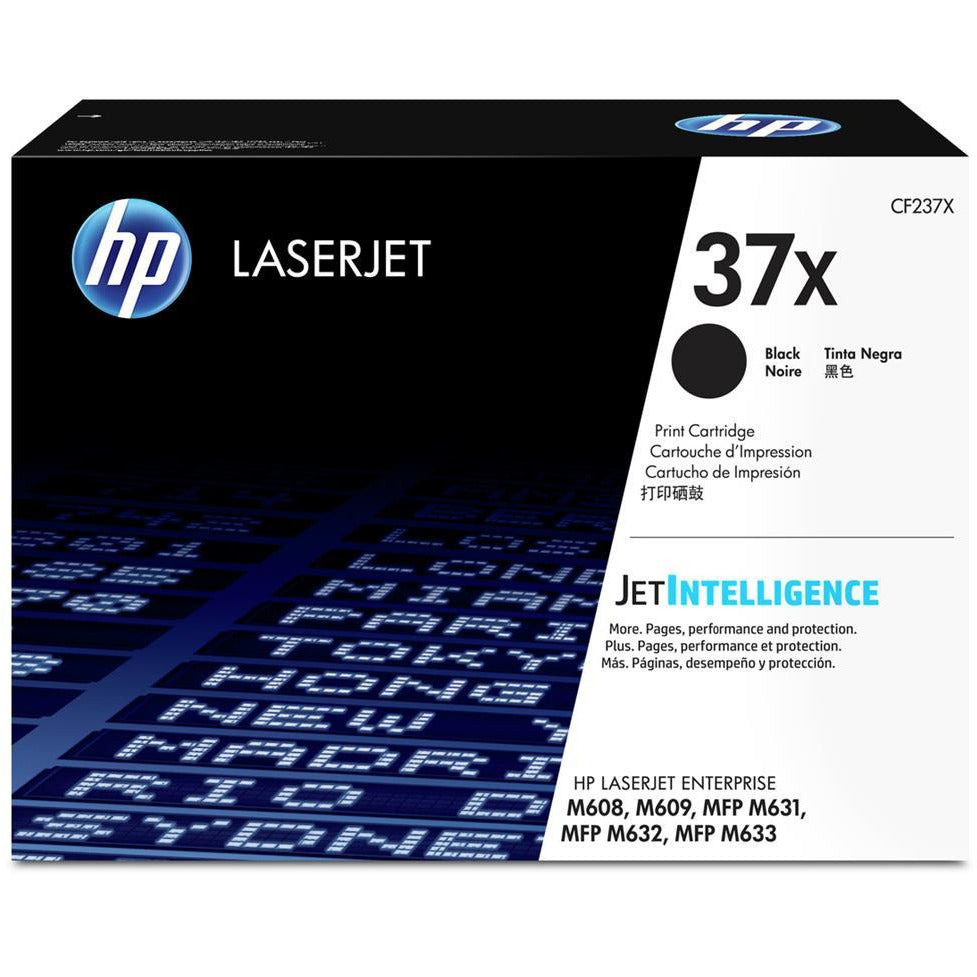 HP 37X (prentar:  25,000 síður) XL Original LaserJet svart dufthylki