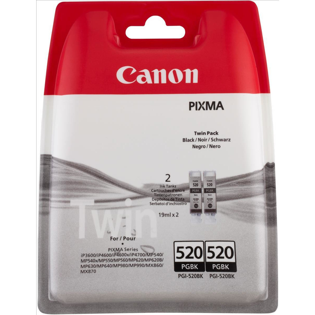 Canon 1509B012 PGI35 svart Ink 9ml Twinpack