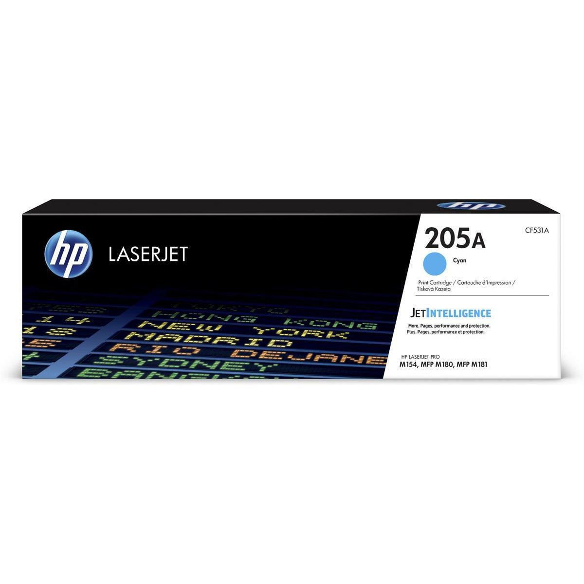 HP CF531A 205A blátt dufthylki LaserJet Pro MFP