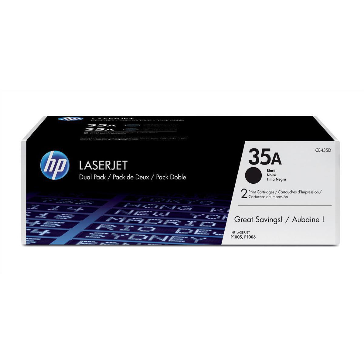 HP CB435Ad LaserJet P1005 P1006 Twin Pack