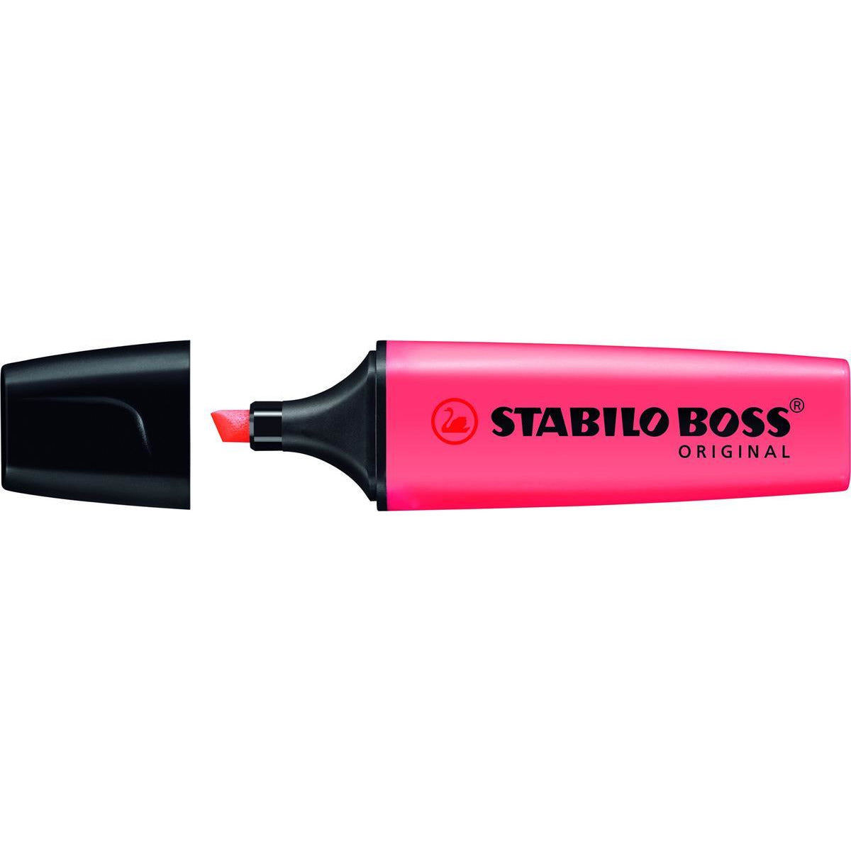 Stabilo Boss Highlighters Chisel oddur 2-5mm Line Bleikur