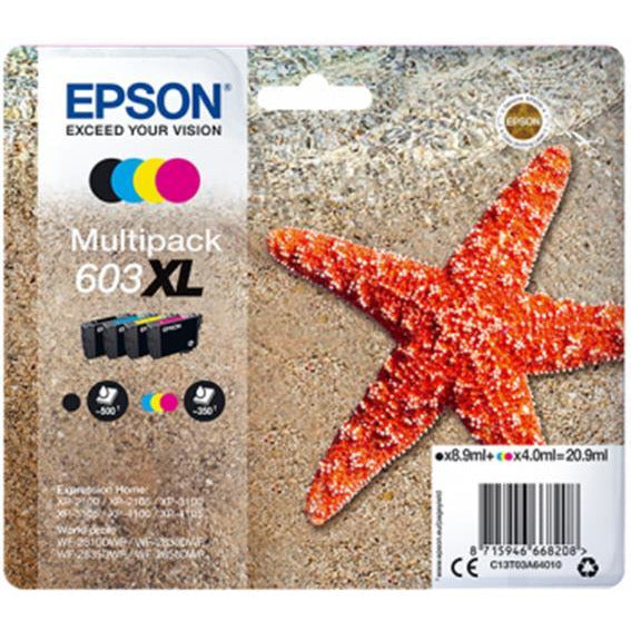 EPSON 603XL BK/C/M/Y MULTIPACK INK CART
