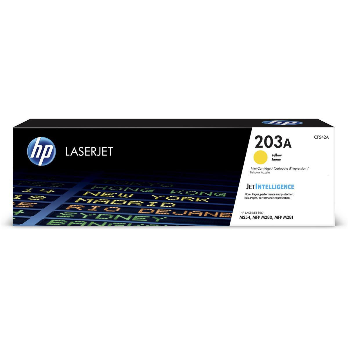 HP CF542A 203A gult dufthylki 1.3K