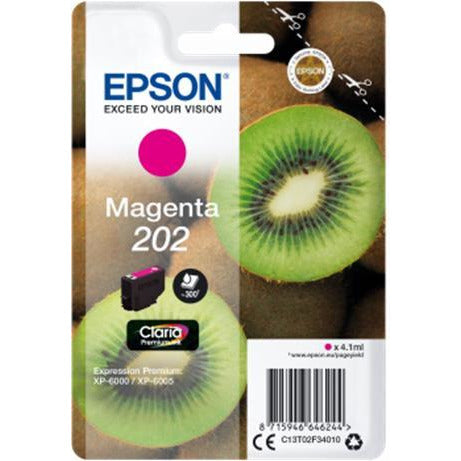 Epson 202 Premium Magenat blekhylki 4.1ml