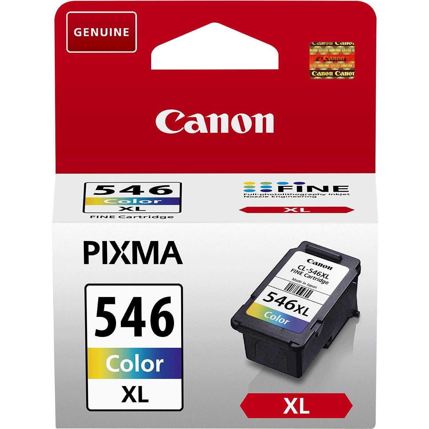 Canon CL-546XL (Prentar: 300 síður) XL blátt/rautt/gult blekhylki