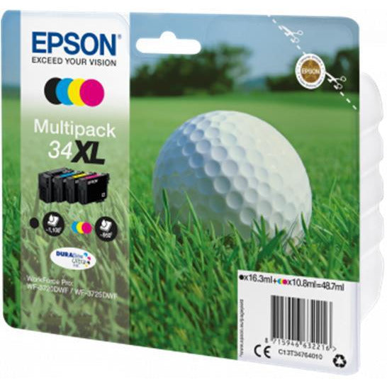 Epson Wf3720Dwf/Wf3725 blekhylki Multipackbk/C/M/Y48.7ml