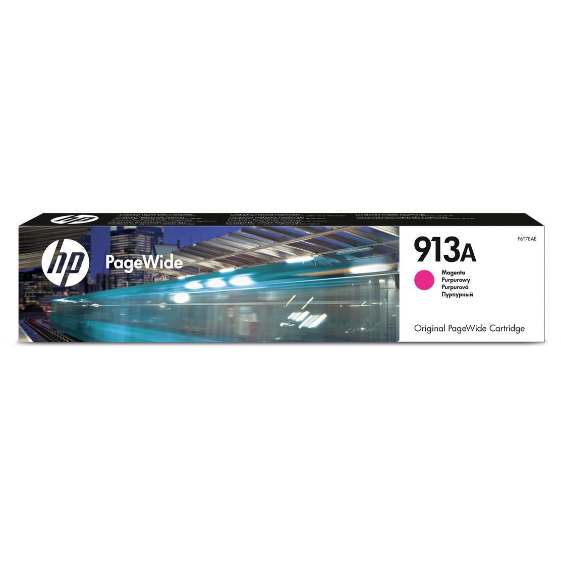 HP F6T78AE 913A rautt blekhylki