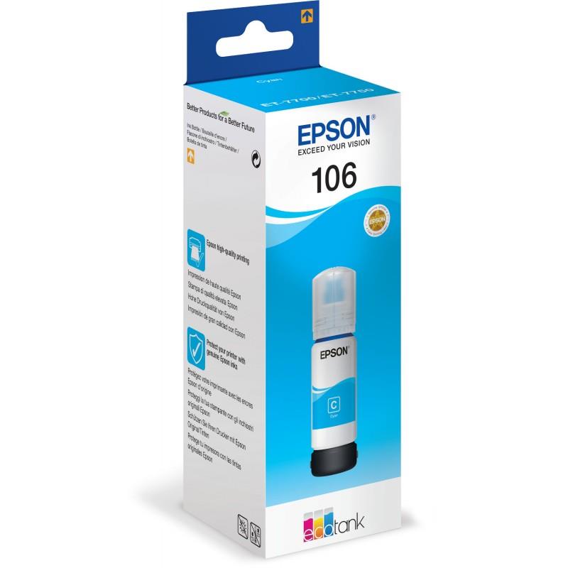 Epson ET7700/50 ECOTANK blátt blekhylki 70ML
