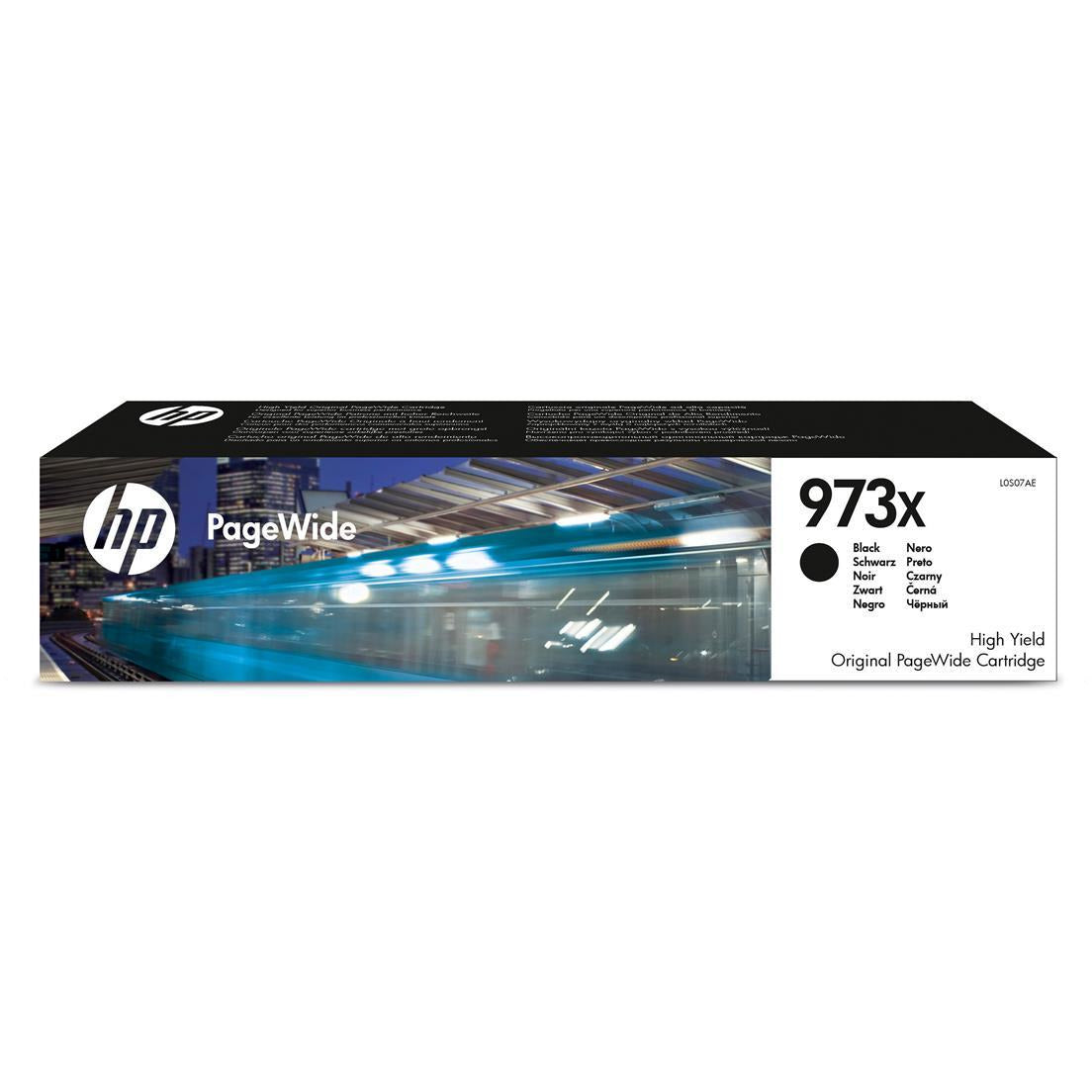 HP 973X (Prentar: 10,000 síður) XL Original PageWide Cartridge (svart)