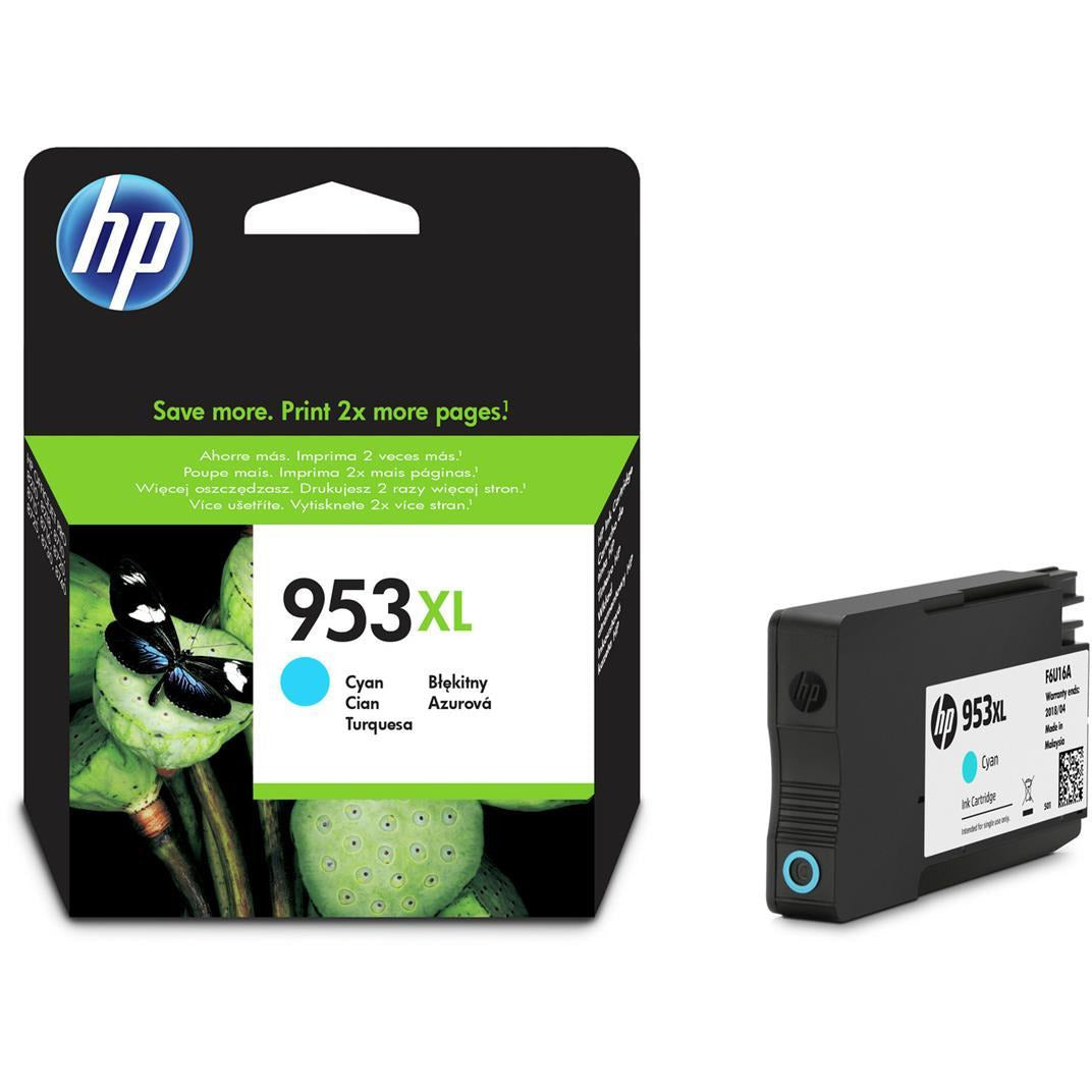 HP 953XL (Prentar: 1,600 síður) blátt blekhylki