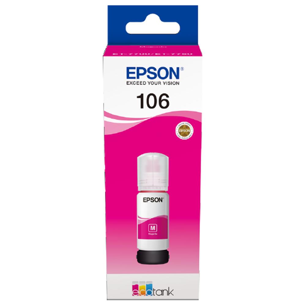 Epson ET7700/50 ECOTANK Rautt blekhylki 70ML