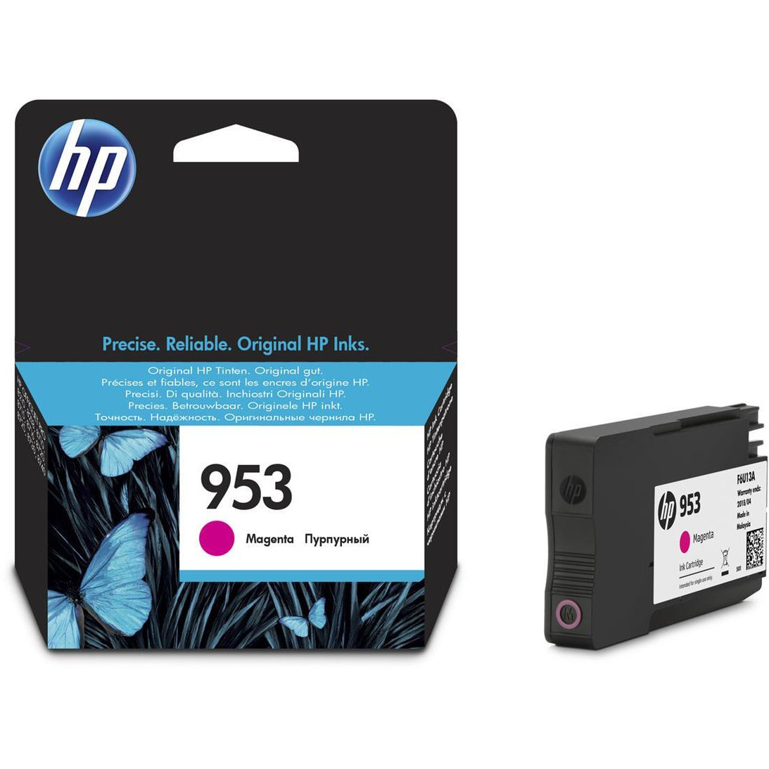 HP F6U13A 953 rautt blekhylki