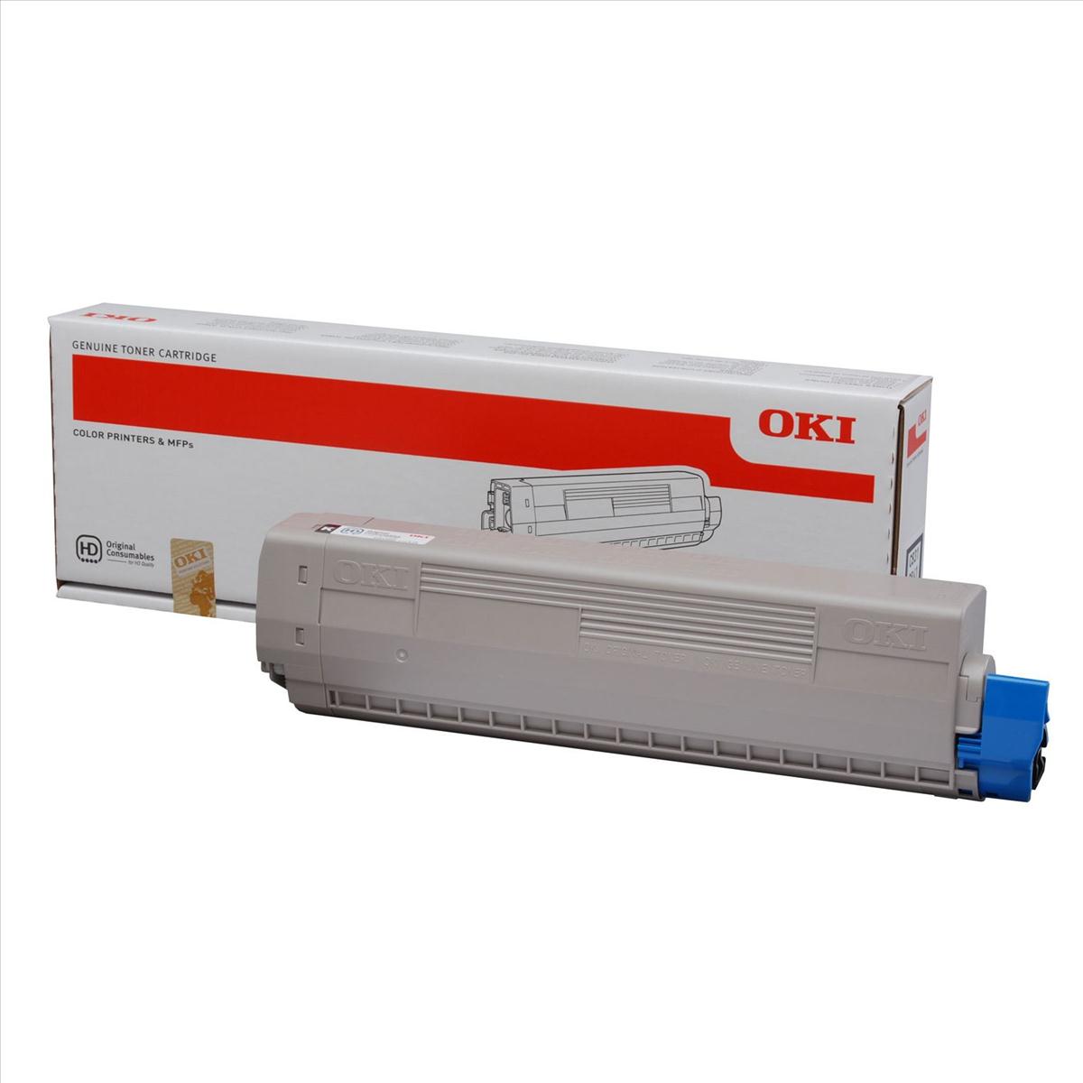 OKI C831/841 svart dufthylki 10K