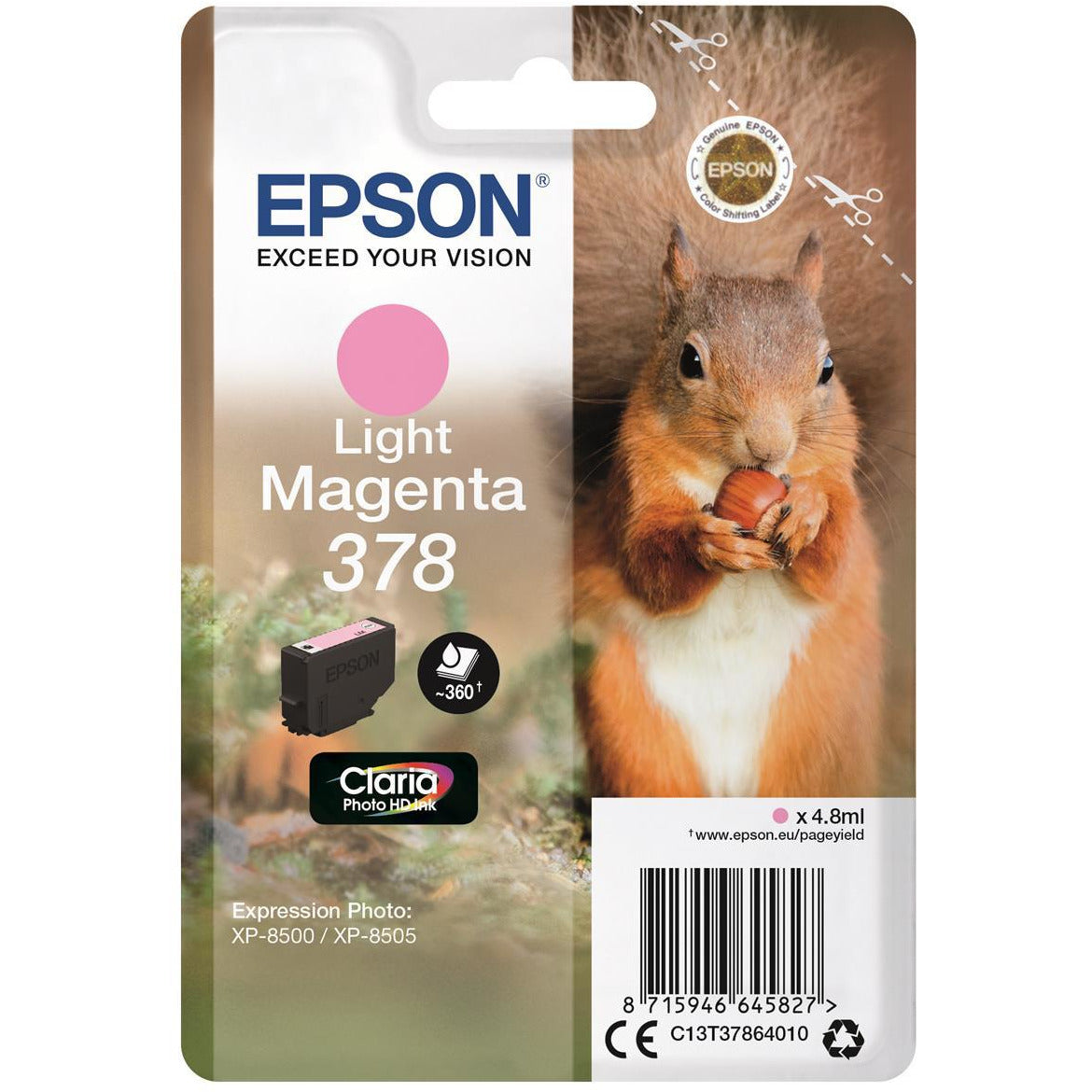 Epson C13T37864010 378 Light rautt Ink 5ml