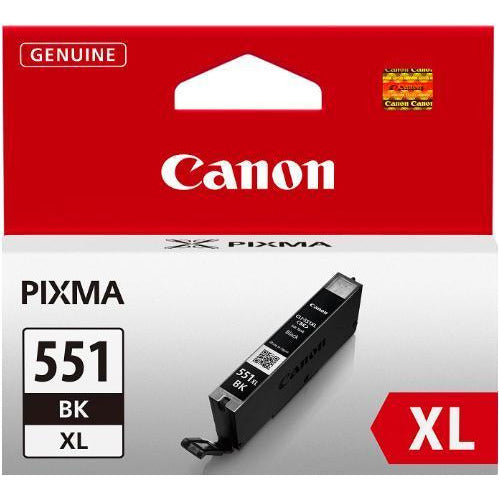 Canon CLI-551BKXL (1,130 Photos) XL svart blekhylki