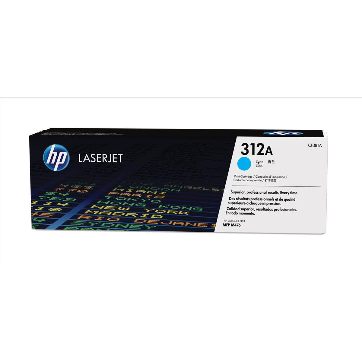 HP CF381A blátt dufthylki 312A