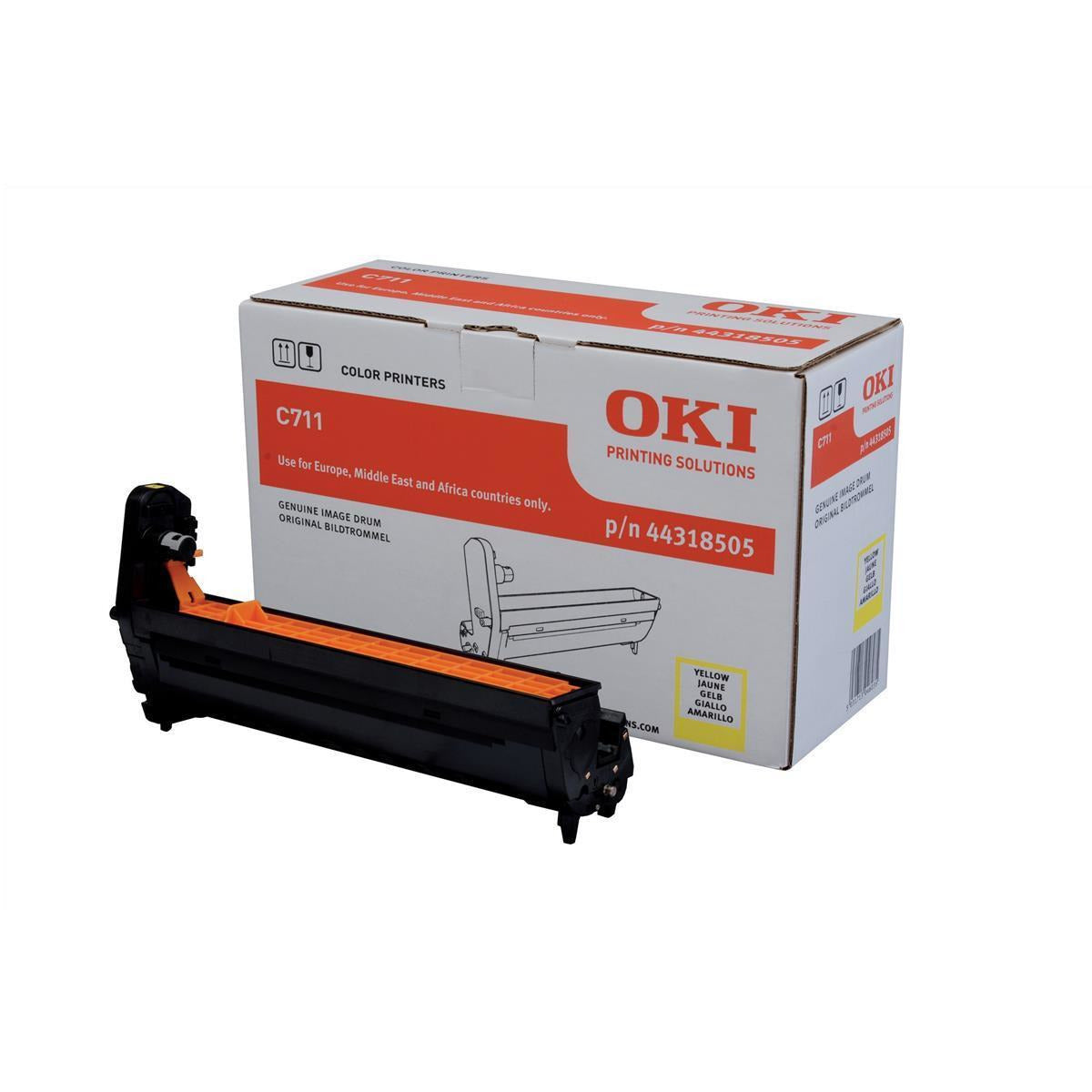 OKI C711 Gulur Drum