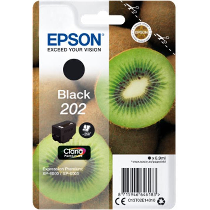 Epson C13T02E14010 202 svart Ink 7ml