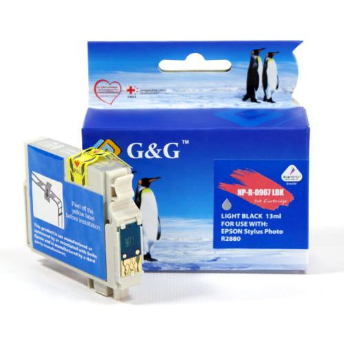 G&G Ninestar samheitahylki:  Epson T0967 grátt