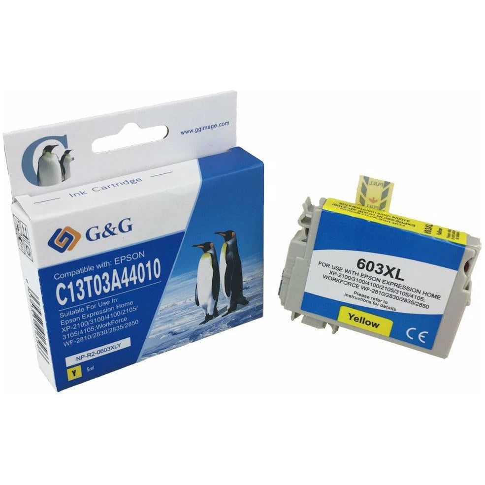 G&G Ninestar samheitahylki:  Epson 603XL/ C13T03A44010 Gult