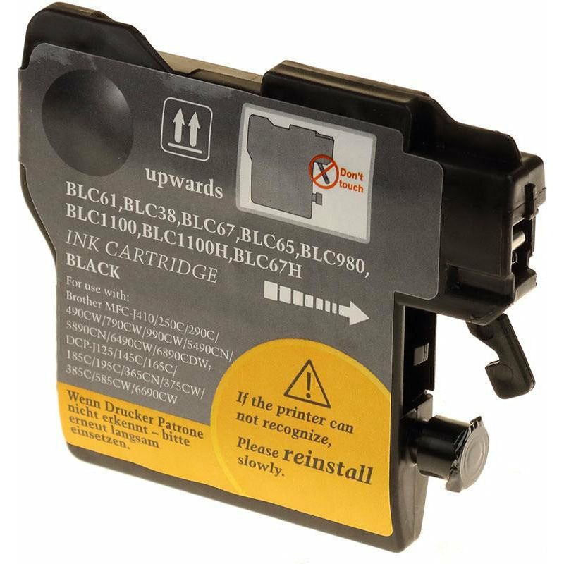 G&G Ninestar samheitahylki:  Brother LC-980BK / LC-1100BK / LC-1100HBK Svart