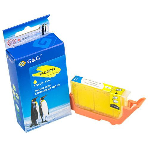 G&G Ninestar samheitahylki:  Canon PGI-72Y Gult