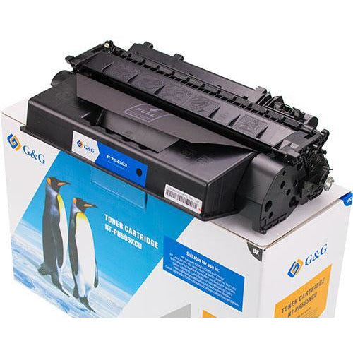 G&G Ninestar XL samheitahylki: HP 05X/ 280X/ CE505X/ CF280X/ Canon 719H Svart